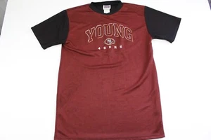 Vintage Sport Attack Steve Young Spellout T-Shirt 49ers Size Medium - Imagen 1 de 8