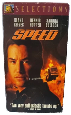 Speed VHS Keanu Reeves, Sandra Bullock Movie - Image 1 of 3