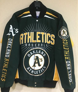 Giacca in Twill Oakland A's Ath BURST cotone - Giacca in Twill Burst di G-III - Foto 1 di 10