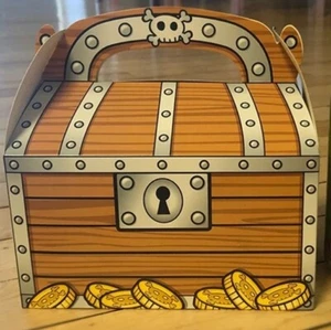 GESCHENKBOX PIRATEN - Geschenkverpackung Kindergeburtstag Schatzsuche Geburtstag - Bild 1 von 4