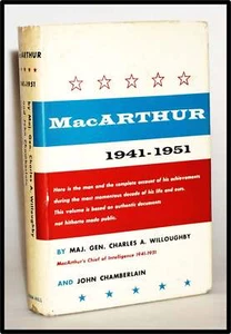 Willoughby & Chamberlain MacArthur 1941-1951 Military History 1954 WW II Pacific - Picture 1 of 2