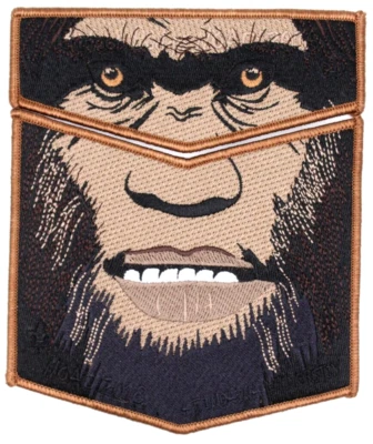 2018 NOAC Trader Bigfoot Lodge 620 Flap Set Glacier's Edge Patches Wisconsin OA - Image 1 of 2