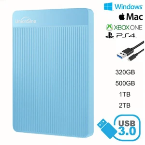 500GB 1TB 2TB External Hard Drive 2.5" HDD,Plug and play USB3.0 For Windows Mac - Picture 1 of 12