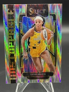2024 Panini Select Lexie Brown Flash Prizm Unstoppable #9 LA Sparks - Picture 1 of 2