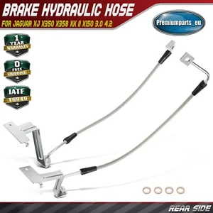2x Brake Hose Rear Left and Right for Jaguar XJ X350 X358 XK II X150 3.0 4.2 - Picture 1 of 10