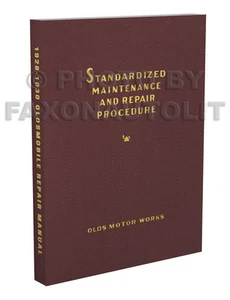 1928-1930 Oldsmobile Shop Manual F28 F29 F30 Olds and Viking Repair Service Book - Picture 1 of 2