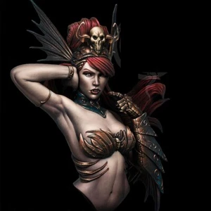 Busto modellino in resina Lady Sibilla 1/10 tema fantascienza non assemblato non dipinto - Foto 1 di 2