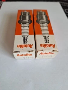 (2) Autolite Automotive Resistor Spark Plugs. Part 144 - Picture 1 of 1