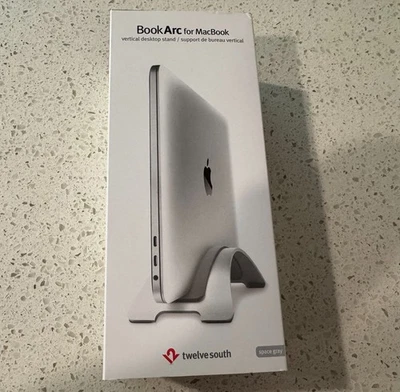 Twelve South BookArc for MacBook | Vertical Desktop Stand Space Gray - Image 1 of 2