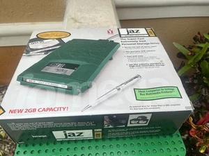 Vintage Iomega JAZ 2Go Portable SCSI Drive Stockage pour PC / MAC boîte ouverte - Photo 1/23