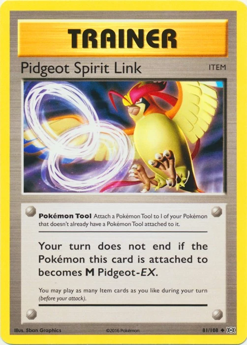 Pidgeot Spirit Link - 81/108 - Uncommon - Lightly Played - Image 1 of 1