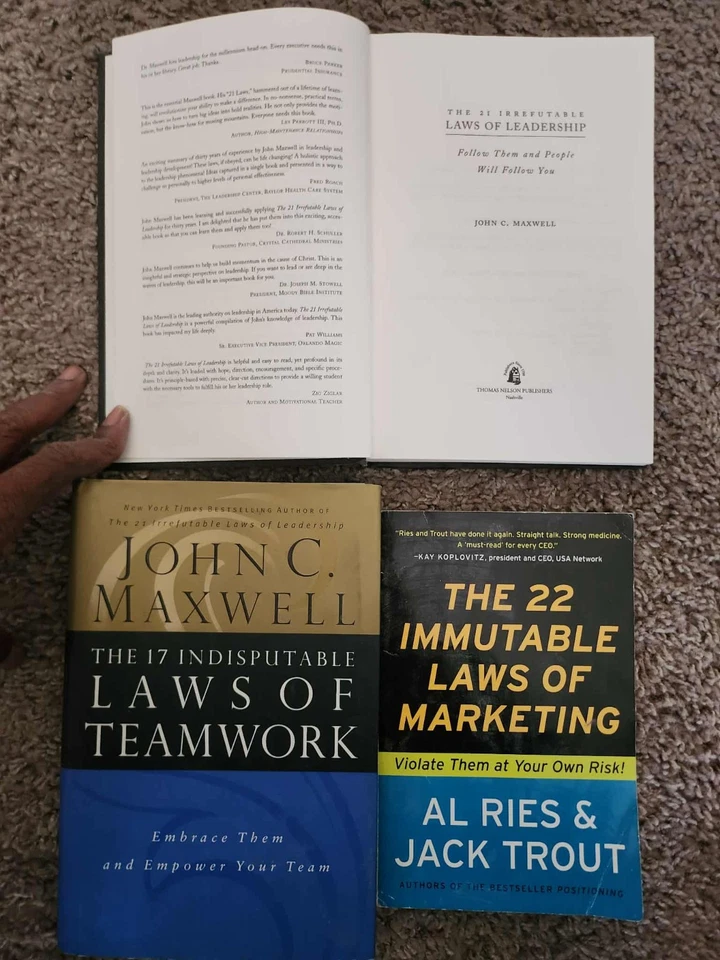 The 21 Irrefutable Laws of Leadership & The 17 Indisputable Laws of Teamwork: Em - Image 1 of 1