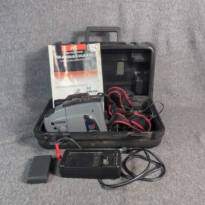 JVC GR-AX25U Camera Recorder Camcorder Bundle  (TESTED) - Image 1 of 4