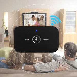 Bluetooth 5.0 Transmitter Empfänger Sender 2in1 Aux DE Audio TV Kopfhörers E4V1 - Afbeelding 1 van 11