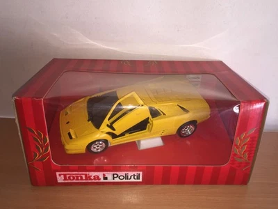 Tonka / Polistil 1:18 LAMBORGHINI DIABLO GIALLA in Metallo MIB - Immagine 1 di 4