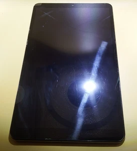LG Tablet Model LM-T600MS For Parts Only Powers up but not tested screen cracked - Picture 1 of 5