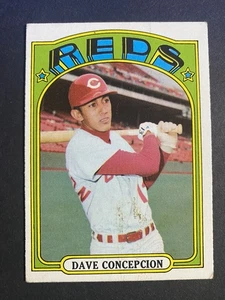 1972 Topps Baseball Dave Concepcion Cincinnati Reds Card #267 Hall of Fame (a) - Picture 1 of 2