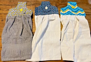 Neu Posten von 3 unbenutzten handgefertigten hängenden Küchentüchern - Bild 1 von 4