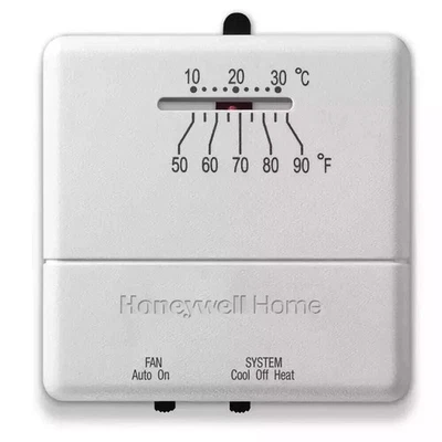 Honeywell Non-Programmable Thermostat with 1H/1C Single Stage Heating & Cooling - Image 1 of 3