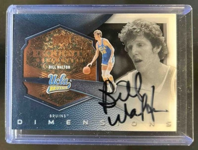 2012-13 Upper Deck Exquisite Bill Walton Dimensions Auto #D-BW Bruins - Image 1 of 2
