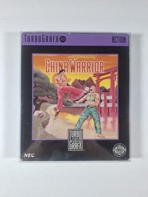 China Warrior NEC TurboGrafx 16 TurboDuo Hu Card Game COMPLETE IN BOX