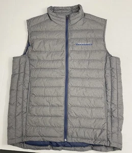 Seattle Seahawks NFL GIII Puffer Vest Mens Large Gray Full Zip Embroidered Logo - Picture 1 of 9