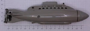 Lionel 3830-1 Submarine - Broken - Picture 1 of 2