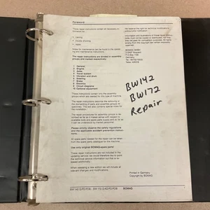 Bomag BW142 BW172 ASPHALT COMPACTOR SERVICE SHOP REPAIR MANUAL Double Drum GUIDE - Picture 1 of 5