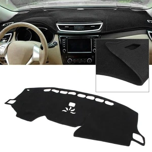 Black Polyester Dash Mat Dashboard Cover Dashmat For Honda CRV CR-V 2017-2019 18 - Picture 1 of 11