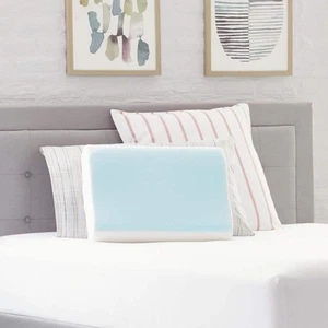 Comfort Revolution Cooling Gel Memory Foam Contour Pillow - Picture 1 of 8