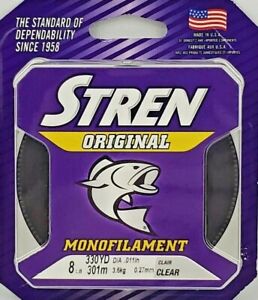 Stren Original Monofilament 8 lb. Clear SQFS8-15 New