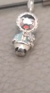 Rare Thomas Sabo Eskimo Doll charm Enamel 925 Silver With Lobster Clasp VGC - Picture 1 of 11
