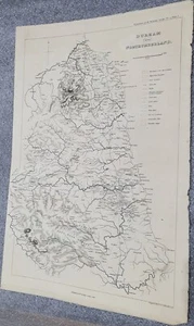 Carte géologique « Durham and Northumberland », 1816 - Picture 1 of 6