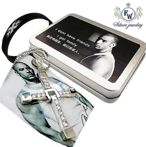 Genuine S925 Silver Fast X Dominic Toretto Cross Necklace size XL ~ prestige Set - Picture 1 of 18
