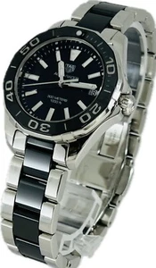 Discount Tag Heuer Aquaracer WAY131A.BA0913 Quartz Boys Watch Excellent++ A1575 - Picture 1 of 13