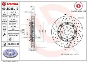 BREMBO Discofreno 09.B085.13 - Foto 1 di 2