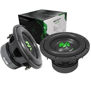 10" 1600 Watt 2-Ohm Dual Voice Coil Pair Car Audio Subwoofers Deaf Bonce - Picture 1 of 6