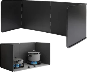 Foldable Nonstick Stove Splatter Guard for Frying Pan and Kitchen Protection - Picture 1 of 12