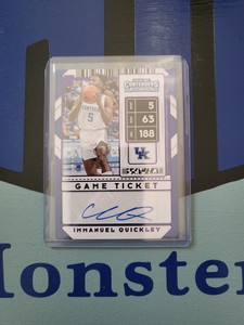 2020-21 Contenders Immanuel Quickley Auto #/99 Game Ticket Variation 