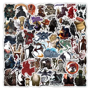 100Pcs Cartoon Dark Souls Sticker for Teens Girls Scrapbooking Water Bottles - Picture 1 of 6