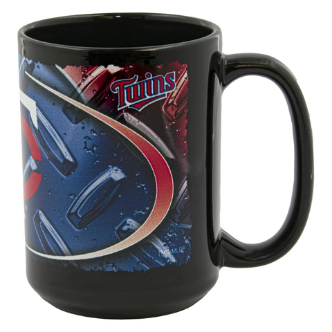 MLB Diamond Plate Minnesota Twins 15 OZ Ceramic Mug Cover