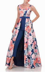 KAY UNGER RAISA WALK THRU JUMPSUIT (size 6) - Picture 1 of 6