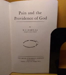 M. C. D’Arcy Pain and the Providence of God 1935 HC Bruce Publishing Catholic - Picture 1 of 19