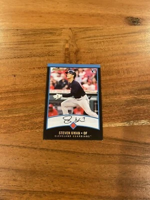 Steven Kwan 2022 Topps TBT Throwback Thursday 2001 Bowman Guardians Rookie NRMT+ - Image 1 of 2