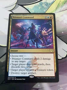 MTG Prismari Command NM Strixhaven School Of Mages - Picture 1 of 2