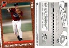 Jeff Eure 2004 Grandstand High Desert Mavericks #NNO Card *AutographDen*