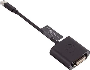 Dell MINI-DISPLAY PORT (M) mDP to DVI-I ADAPTER CABLE G44DK 0G44DK Multimonitor - Picture 1 of 3