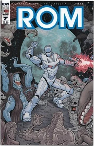 IDW ROM #7 variant cover A featuring GI Joe *I USE FREE COMBINED SHIPPING!* - Picture 1 of 1