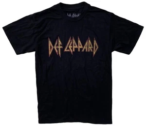 Def Leppard Men's Officially Licensed Distressed Classic Rock & Roll Tee T-Shirt - Picture 1 of 1