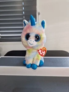 Blitz das Einhorn Ty Beanie Boos Glitzeraugen weich "7 Zoll Spielzeug Plüsch 2018 - Bild 1 von 6